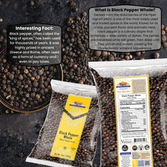 Rani Brand peppercorns inside a grinder demonstrating easy fresh grinding
