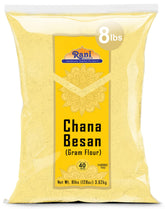 Rani Brand front packaging shows bulk 8 lb bag and clear product identity benefit