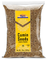 Rani Brand front package showing 28oz cumin seeds and clear benefits