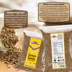 Rani Brand spoon with seeds illustrating convenient bulk portioning
