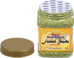 Rani Brand fennel seeds sizzling in oil to release flavor