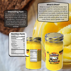 Rani Brand ghee drizzled on toast adding rich buttery flavor