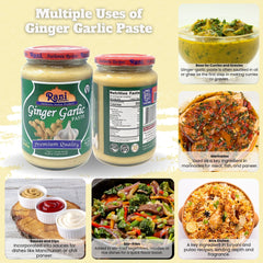 Close-up of Rani label details highlighting vegan, gluten-free, non-GMO benefits