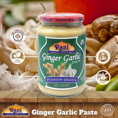 Open Rani jar with spoonful of paste ready to add, illustrating quick-meal convenience