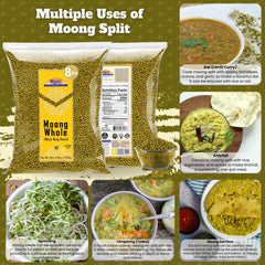 close-up of Rani moong whole bean texture highlighting freshness