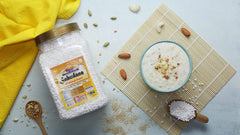 Soaked Rani Brand sabudana pearls showing translucent texture for recipes