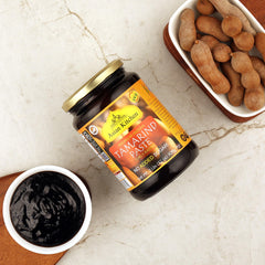 Rani tamarind paste jar lid closeup showing seal and freshness preservation benefit
