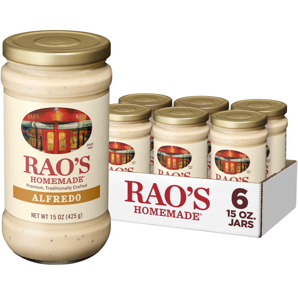 Rao's Homemade front jar view showing label and premium pasta-sauce appeal