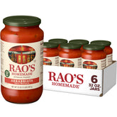 Rao's front jar view showing packaging and bold Italian tomato appearance
