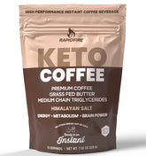 Rapid Fire front packaging showing servings and benefits