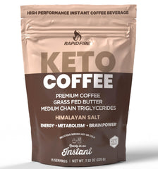 Rapid Fire front packaging showing servings and benefits