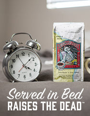 Raven's Brew beans in pour-over setup showing brewing versatility benefit