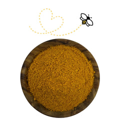 Raw Essentials close-up powder texture highlighting vibrant color and aroma