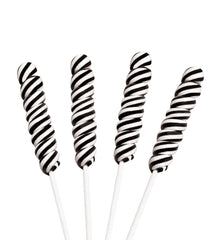 RBBZ Party close-up of twisty lollipop texture highlighting glossy finish and hygienic wrap