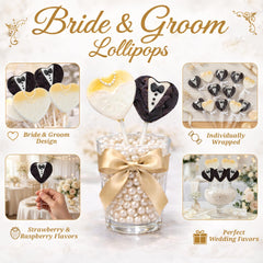 RBBZ Party close-up of bride and groom heart design for themed decor