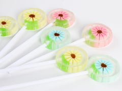 RBBZ Party close-up of flower candy detail highlighting bright colors and texture