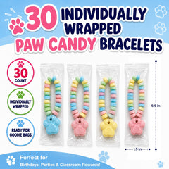 RBBZ Party close-up of paw candy texture, colorful and appealing