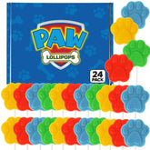 RBBZ Party front packaging showing 24 Paw lollipops for easy party planning