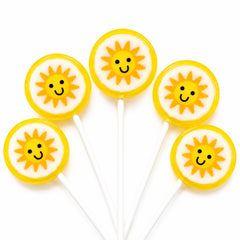 RBBZ Party front packaging showing 30-count sun lollipops for themed parties