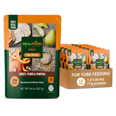 REAL FOOD BLENDS front pouch view showing label and meal identification for easy selection