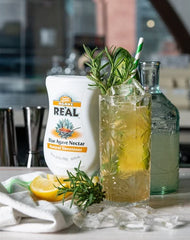 Reàl Infused Exotics used in cocktail, delivering balanced natural sweetness
