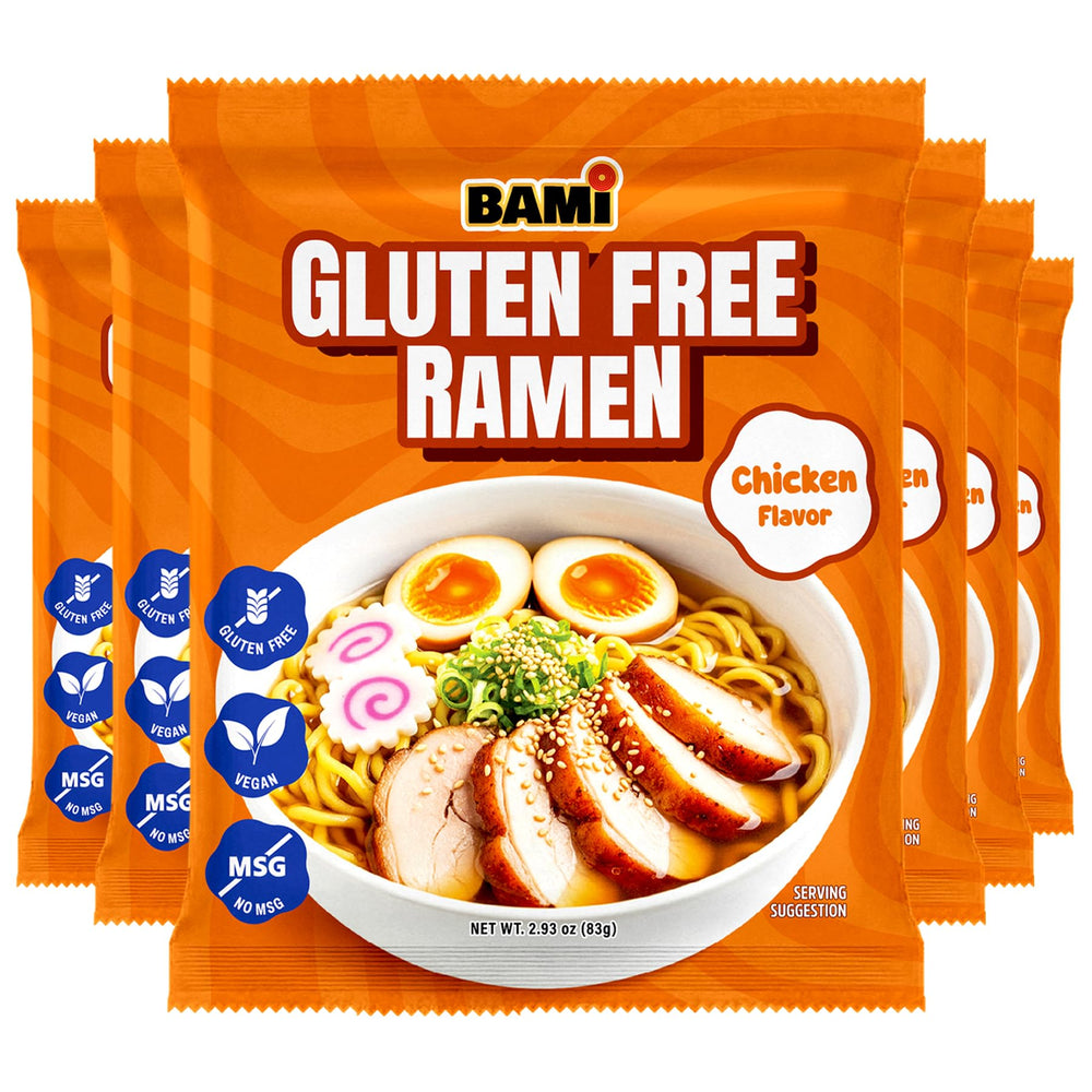 Real Naturals front packaging showing brown rice gluten free ramen benefits