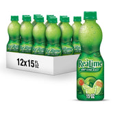 ReaLime front label on 15oz bottle showing product and convenience