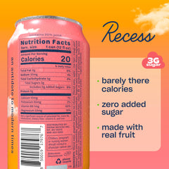 Recess can top-open closeup highlighting convenient resealable feel and quick serve