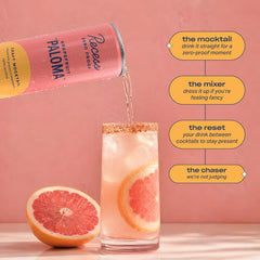 Recess can poured into glass with bubbles showcasing light sparkle and refreshing mouthfeel