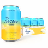 Recess Tropical Bliss front can showing tropical branding and calm benefit