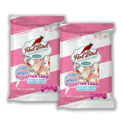 Red Bird front packaging showing two 4 oz bags and brand logo, portable convenience