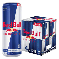 Red Bull front can view showing Sugarfree branding and convenient energy boost