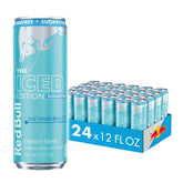 Red Bull Iced Vanilla Berry front can showing branding and flavor — refreshing taste