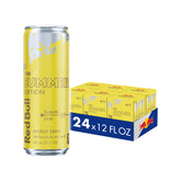 Red Bull Summer Edition front can showing Sudachi lime and white peach branding, refreshing taste