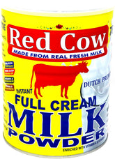 Red Cow front tin showing packaging and clear product identity and convenience