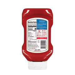Red Gold ketchup squeeze nozzle close-up for easy controlled pouring