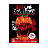 Red Hot Reaper front packaging showing single-chip challenge and warning benefit