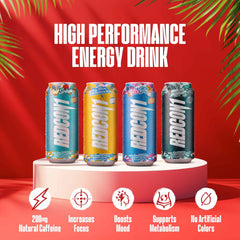 REDCON1 open can pouring into glass for immediate energy support