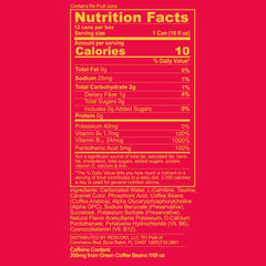 REDCON1 JOLT Cola label close-up highlighting ingredients and transparency benefit