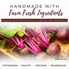 Redhawk Farms beets served in a bowl as salad topper showcasing ready-to-eat convenience benefit flavor