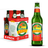 Reed's Extra Ginger front packaging showing bottle and label, bold ginger flavor