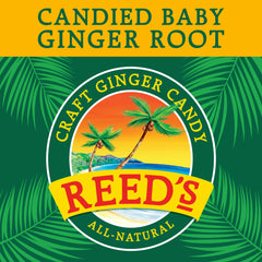 Bowl of Reed's crystallized ginger ready to serve, enhances recipes instantly