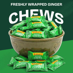 Reed's resealable bag open to show accessibility and long-lasting freshness