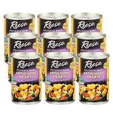 Reese front packaging jar showing 14oz artichoke hearts and shelf appeal