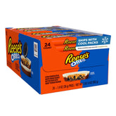 REESE'S front pack showing branding and single cup, highlights portable snack convenience