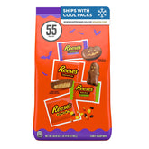 Reese's front packaging Halloween bag displayed for sharing benefits