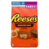 RE ESE'S front-of-bag showing 30-ounce party pack and branding for convenience