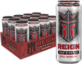 REIGN Red Dragon front can showing bold label and flavor for intense energy