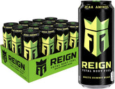 Reign White Gummy Bear front packaging showing ingredients and benefits