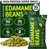 Rel Snacks front packaging showing dill pickle flavor and protein benefits